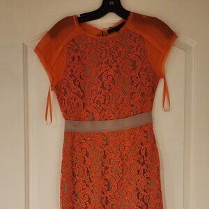 BCBGMaxAzria Chara Floral Lace Dress